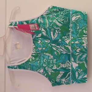 Lilly Pulitzer Safari Sangria Sports Bra L NWT